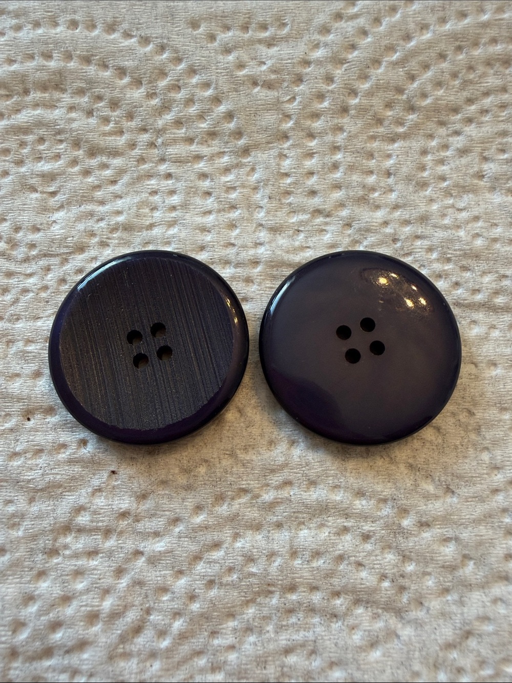 Navy Men’s Button Pair - Classic 4-Hole Style